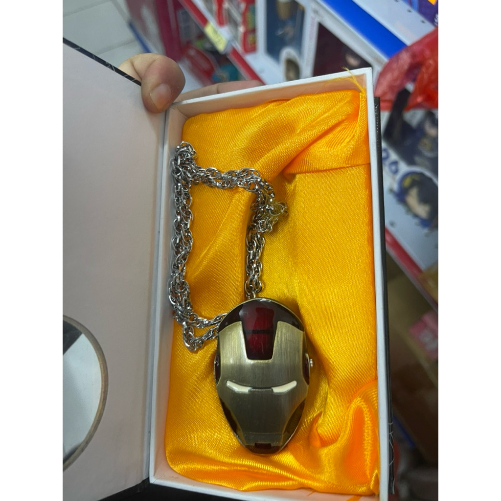 Kalung jam ironman, kalung spiderman, kalung superman