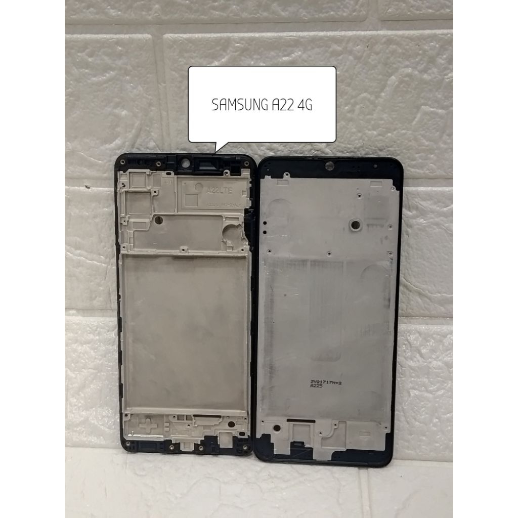 FRAME SAMSUNG A22 4G- TULANG TENGAH TATAKAN LCD & MESIN.