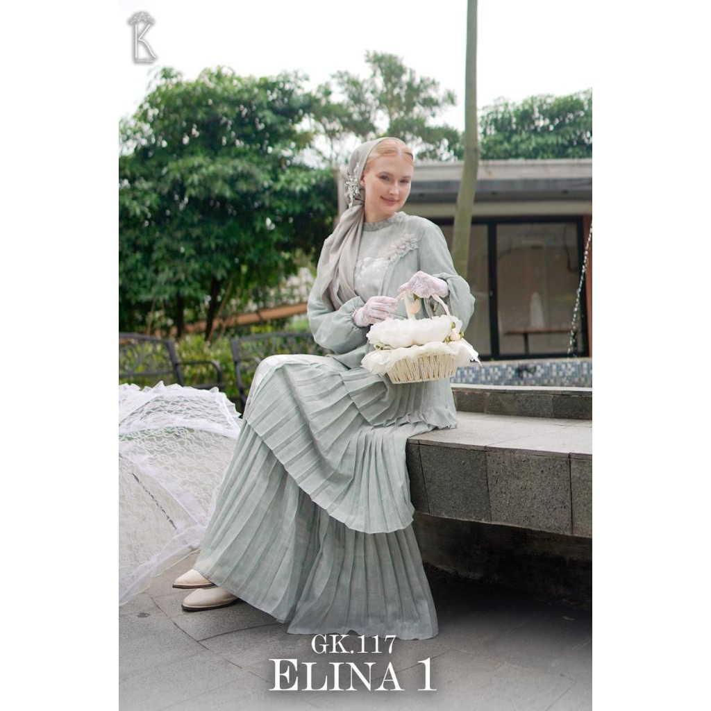 Dress Gamis Luna Kemayu GK.117 ELINA 1 By Luna Hijab Indonesia