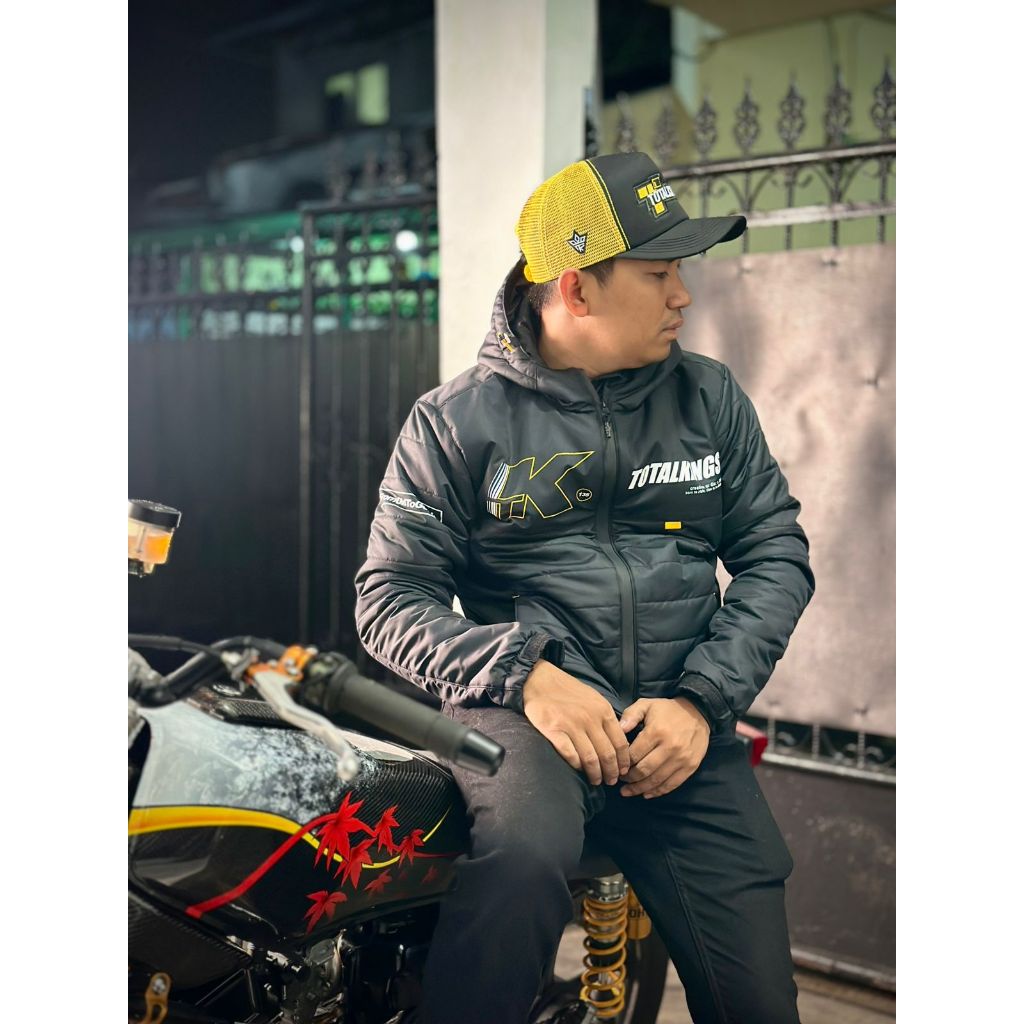 JAKET TOTAL KING WINTER TK YELLOW BLACK VOL.1