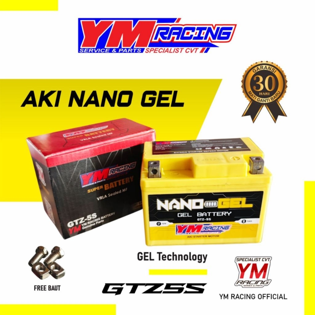 AKI KERING JUPITER MX 135 NEW GTZ5S NANO GEL YM RACING / AKI KERING BEAT KARBU FI ESP | AKI GS ACU K