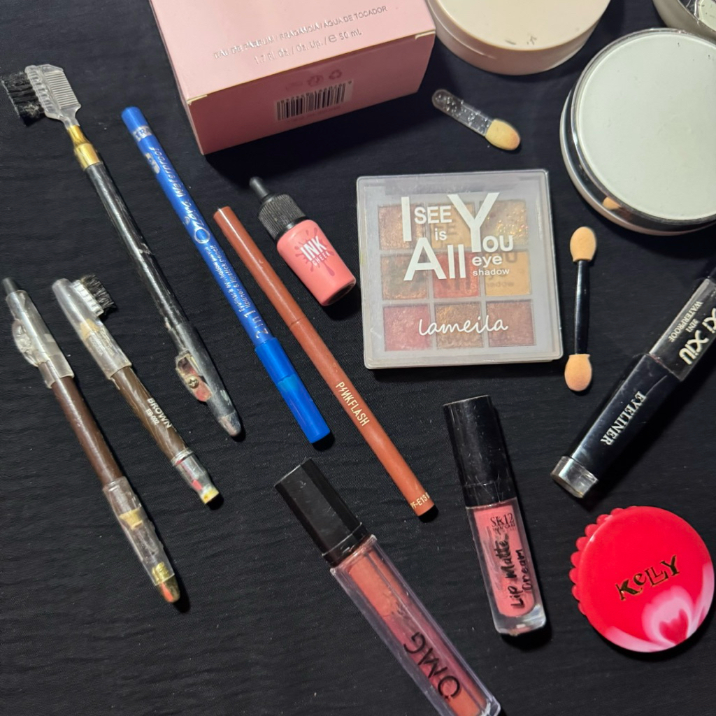 ONESET ( dapat 15 barang ) BACA DESKIPSI paket hemat make up makeup pahe skincare box wadah kelly ma