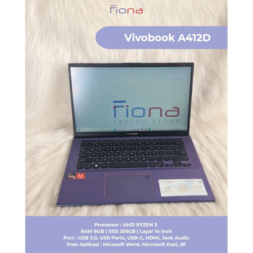 Laptop Asus Vivobook A412D | AMD RYZEN 3