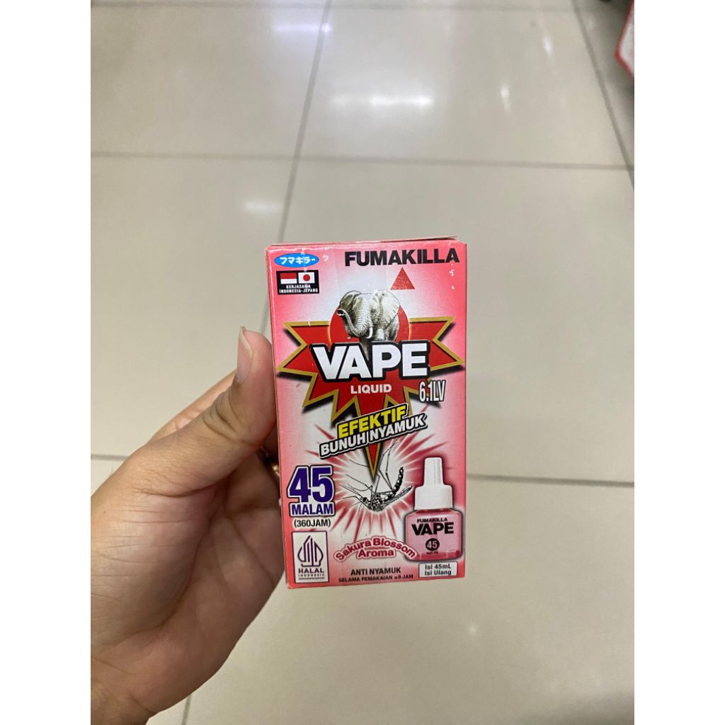 obat nyamuk vapee Refill tanpa pemanas