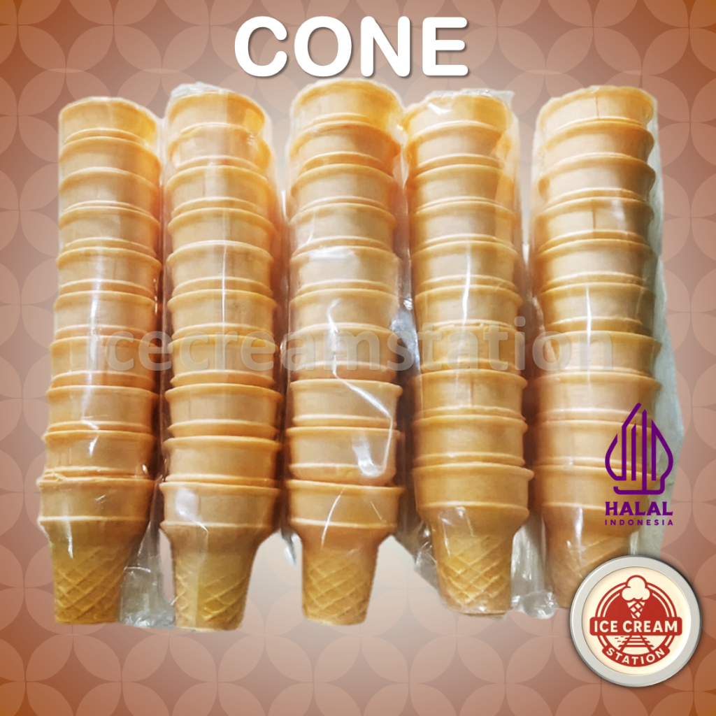 [BEST SELLER CONE] KERUPUK Ice Cream Gagang Es Krim