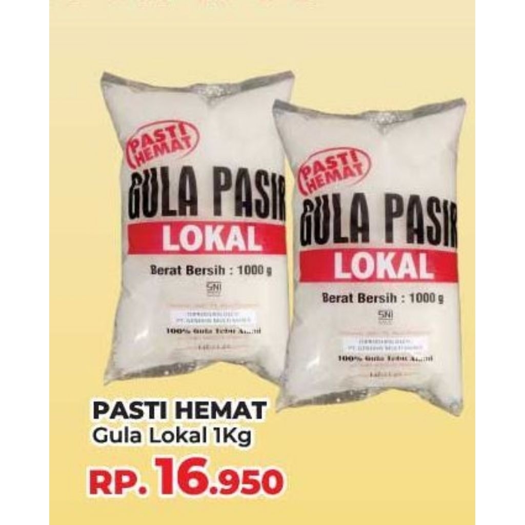 gula pasir lokal 1 kg