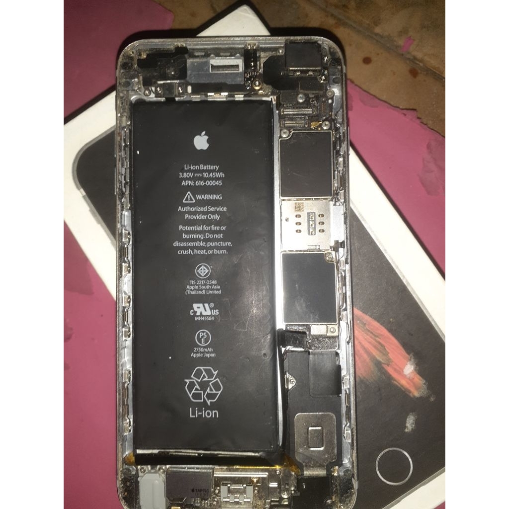 iphone 6splus 128gb (unit+dus ori)  minus lcd baterai