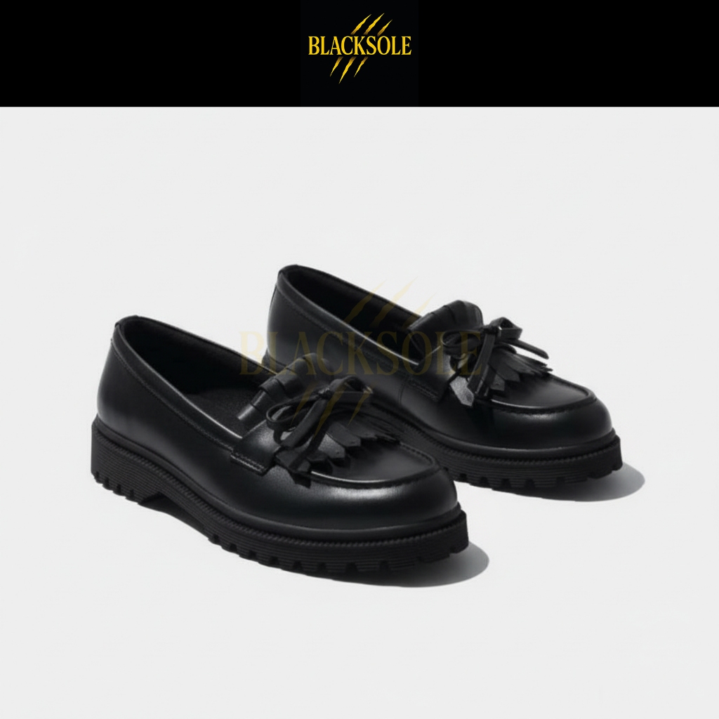 Sepatu Slip on Loafer Wanita ELORA Sepatu Kulit Wanita Sepatu Wanita Sepatu Pantopel Sepatu Formal