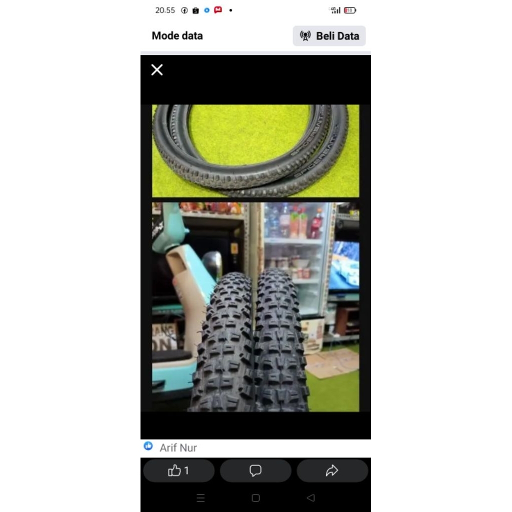 sepasang Ban Entity SPIDERBAIT