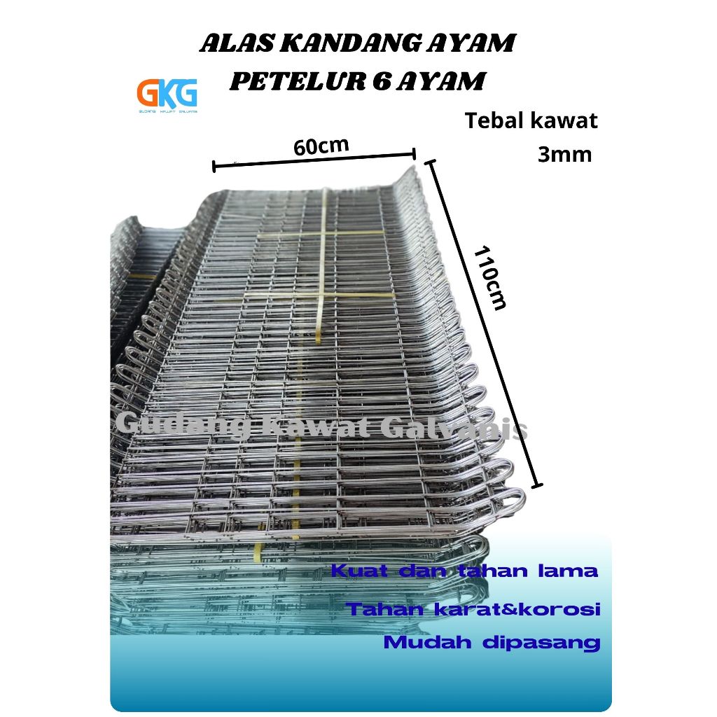 Alas Kandang Ayam petelur variasi Bahan galvanis Harga Termurah