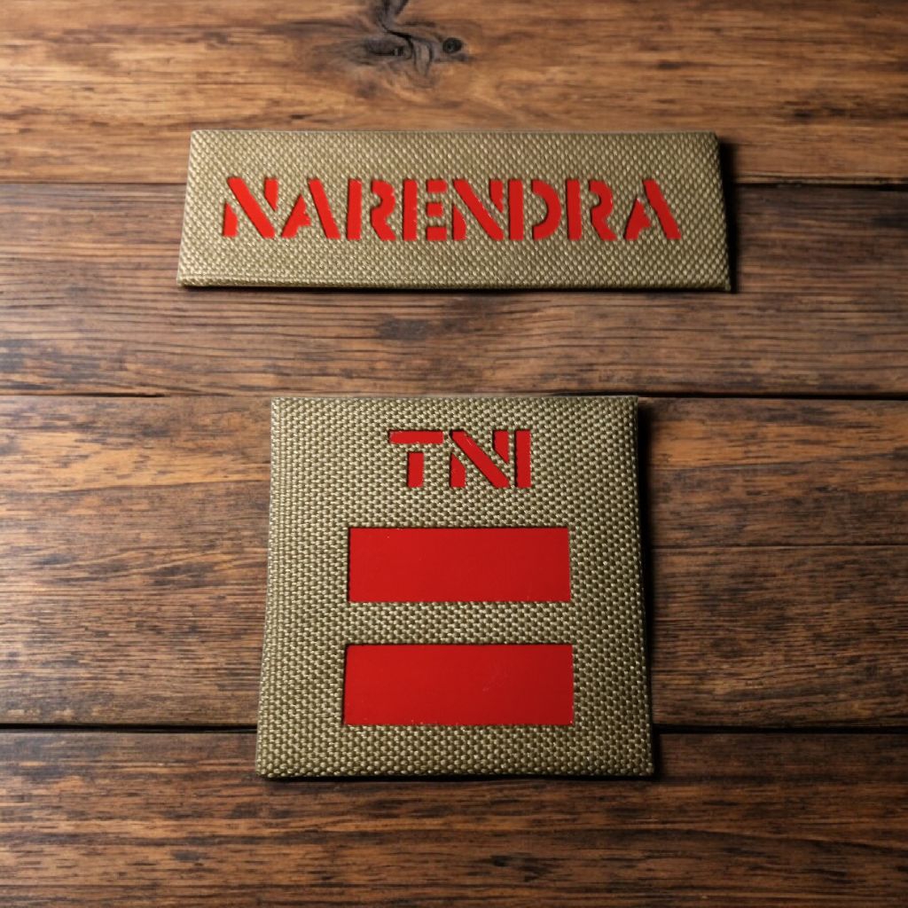 Nama patch laser dan pangkat TNI-AD