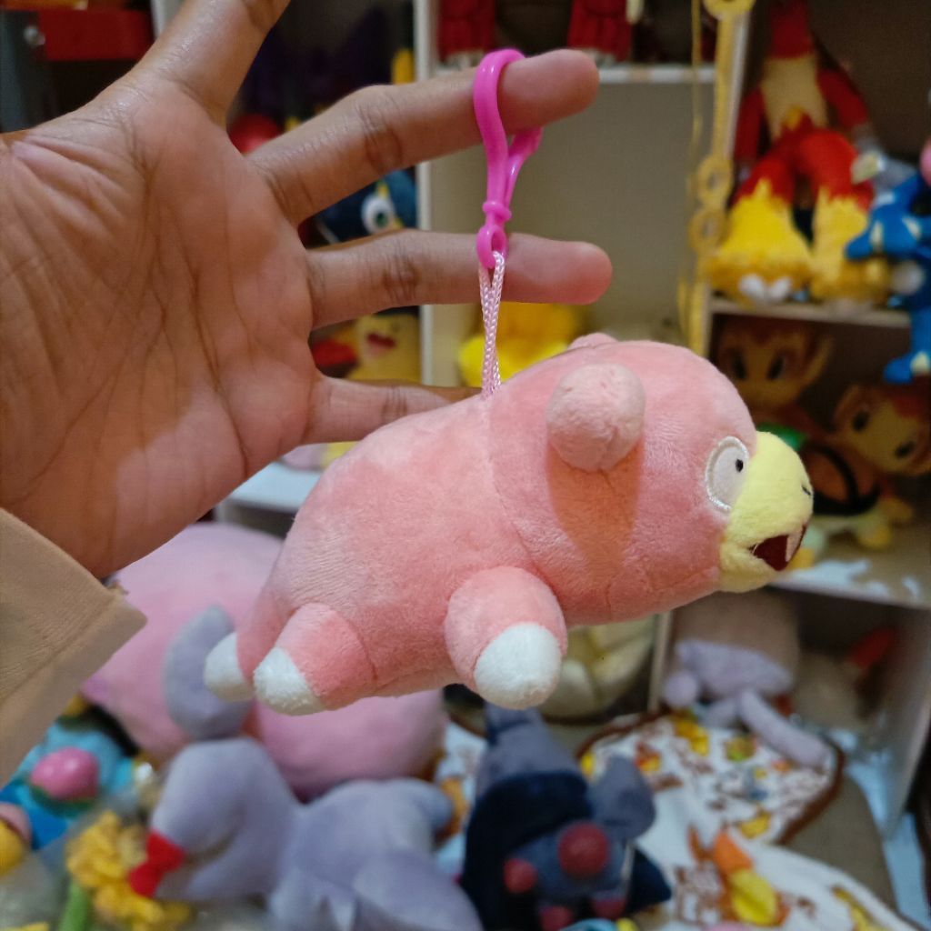 Keychain Pokemon Slowpoke Mascot Pokemon Center / Bagcharm Slowpoke Pokcen