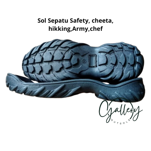 SOL KARET SEPATU SAFETY / SOL SEPATU SAFETY/OUTSOLE SEPATU CHEETA BOOTS PDL BAHAN KARET