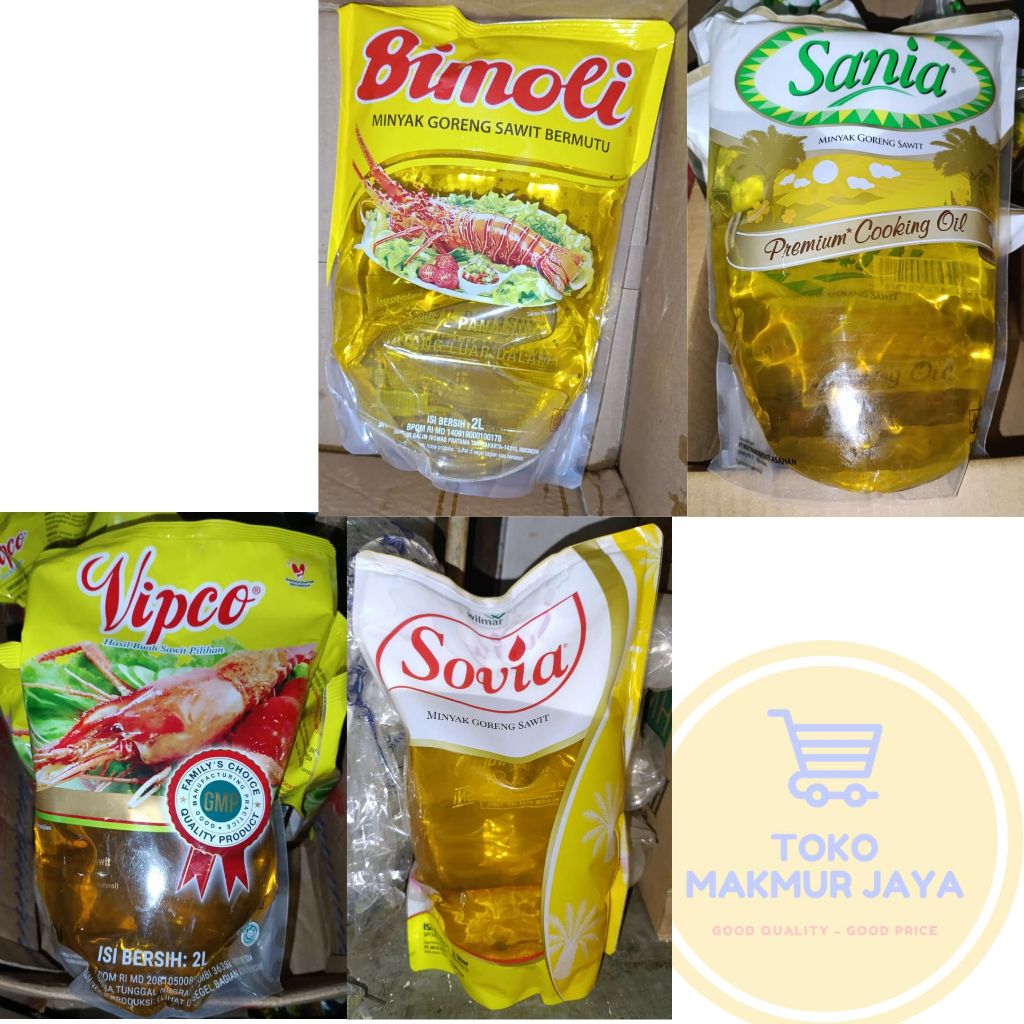 MINYAK GORENG PROMO 2 LITER BERBAGAI MERK