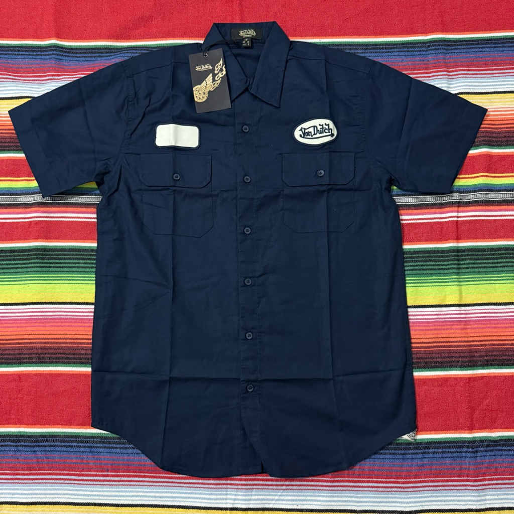 WORKSHIRT - VON DUTCH - BIRU