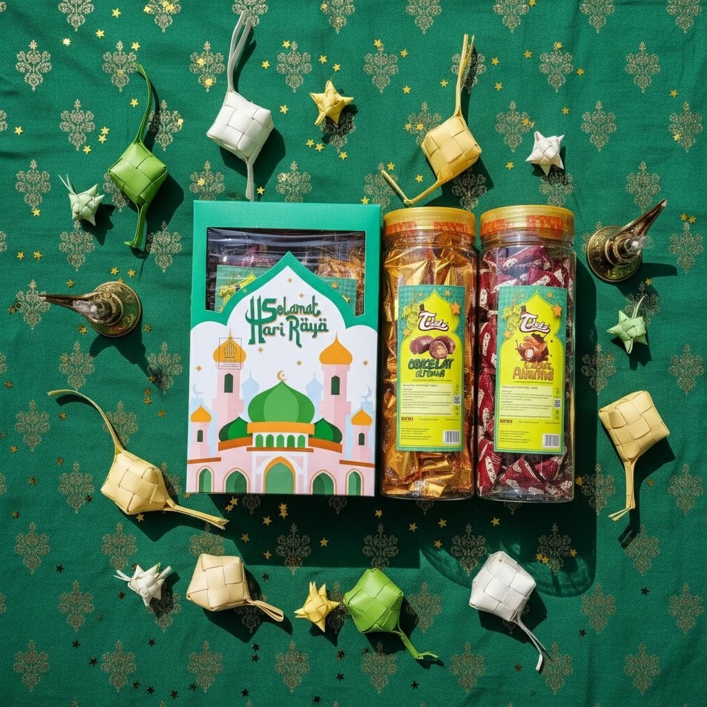 Hampers Tobelo Coklat Kurma isi 2 toples