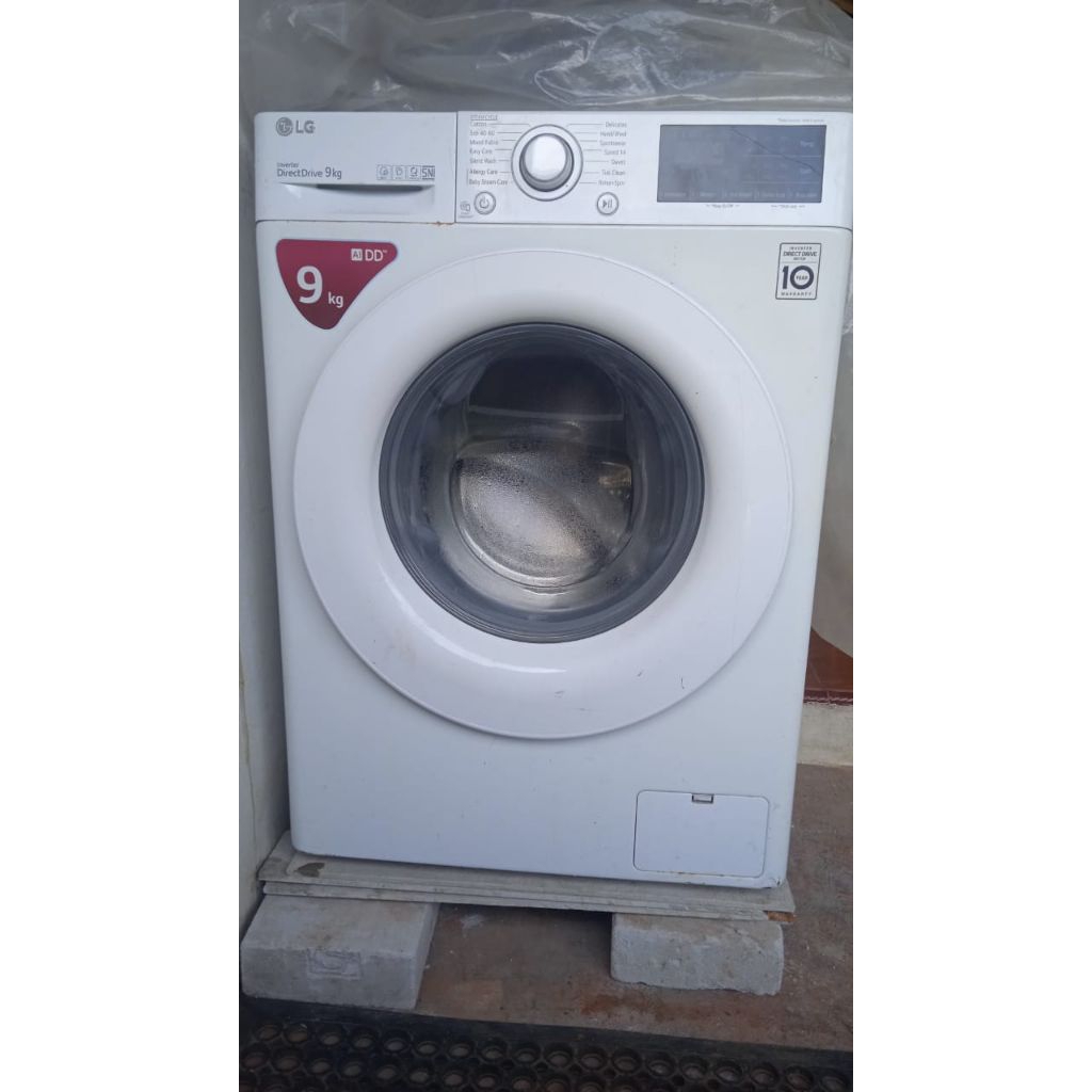 mesin cuci lg 1 tabung front loading 9kg