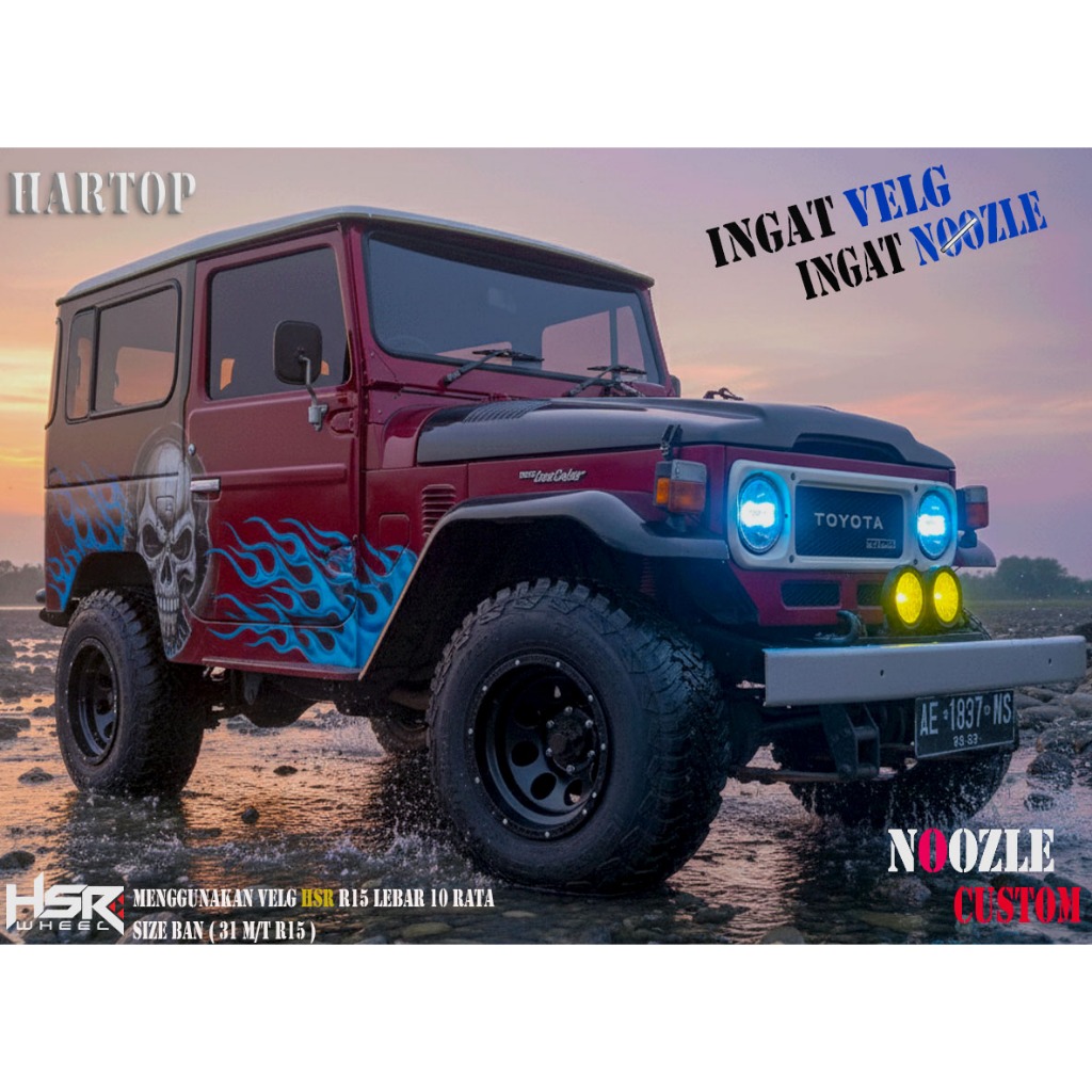 Velg Mobil Offroad R15 Untuk Velg Mobil Hartop Jimny Taft Dan Sejenisnya Pelek Mobil Ring 15 Lebar 1