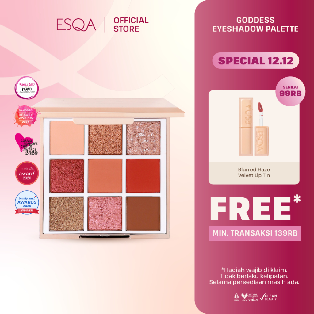 ESQA Goddess Eyeshadow Palette