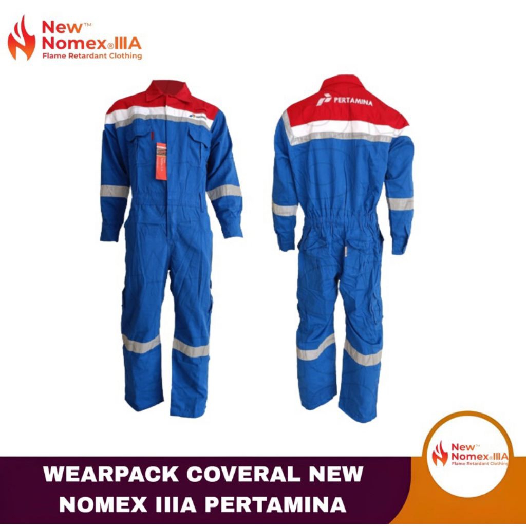 Wearpack Coverall FRC Pertamina New Nomex 3A-Wearpack Proyek PHR