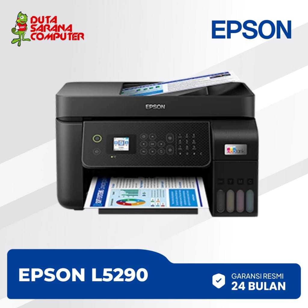 Printer Epson L5290 L-5290 L 5290 Print Scan Copy Wifi ADF