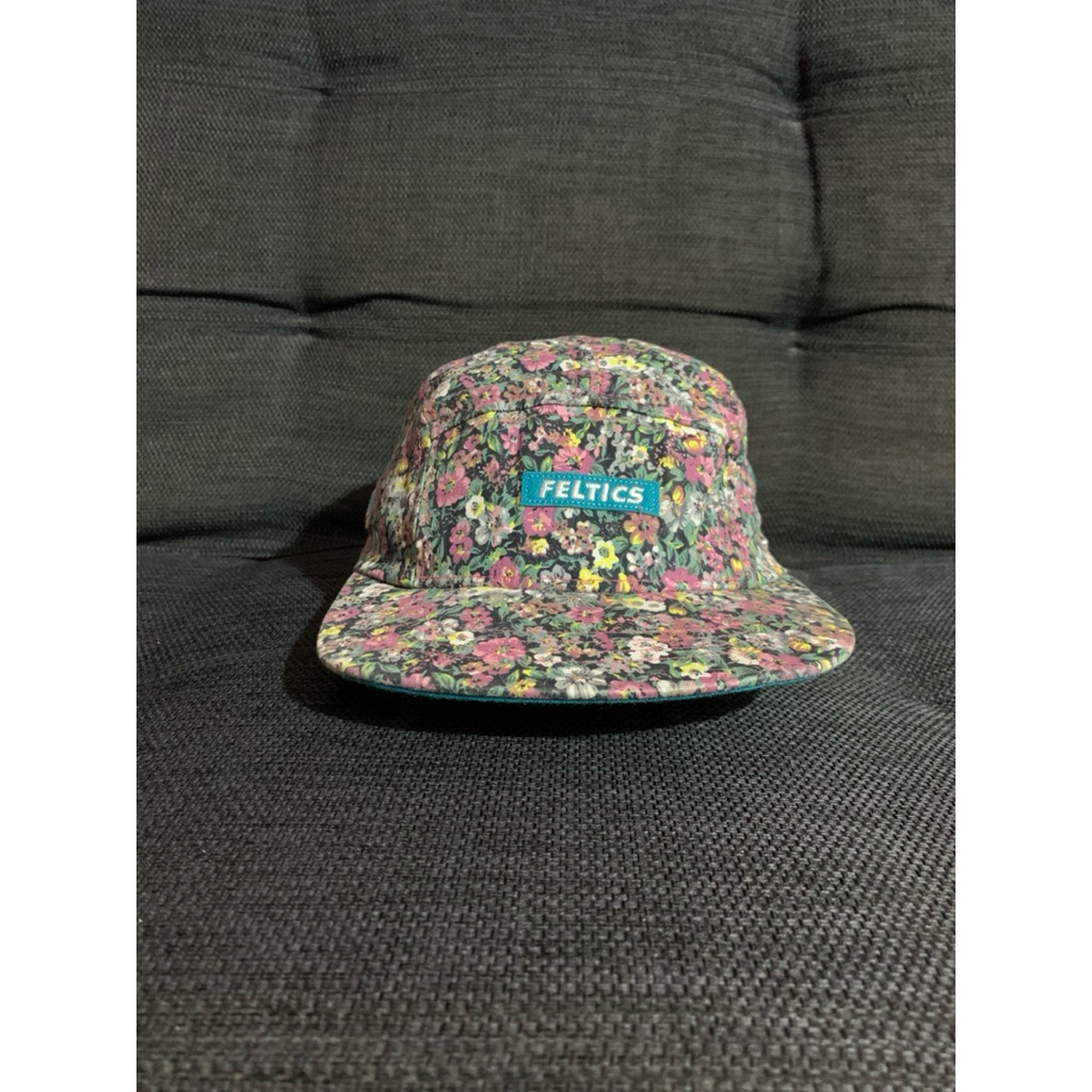 Topi 5 Panel Feltics Floral