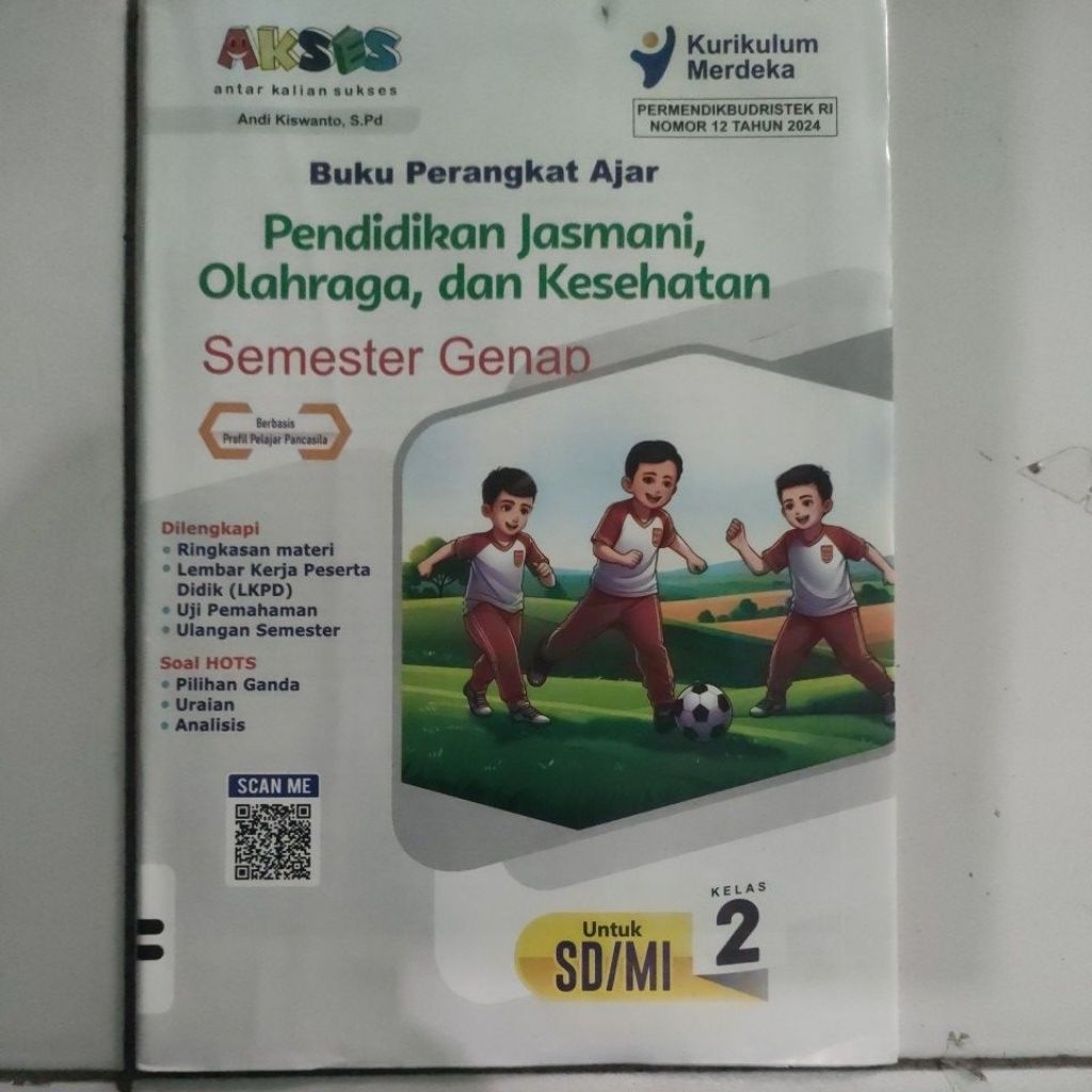 LKS AKSES PENDIDIKAN OLAH RAGA DAN KESEHATAN KELAS 2 SEMESTER 2
