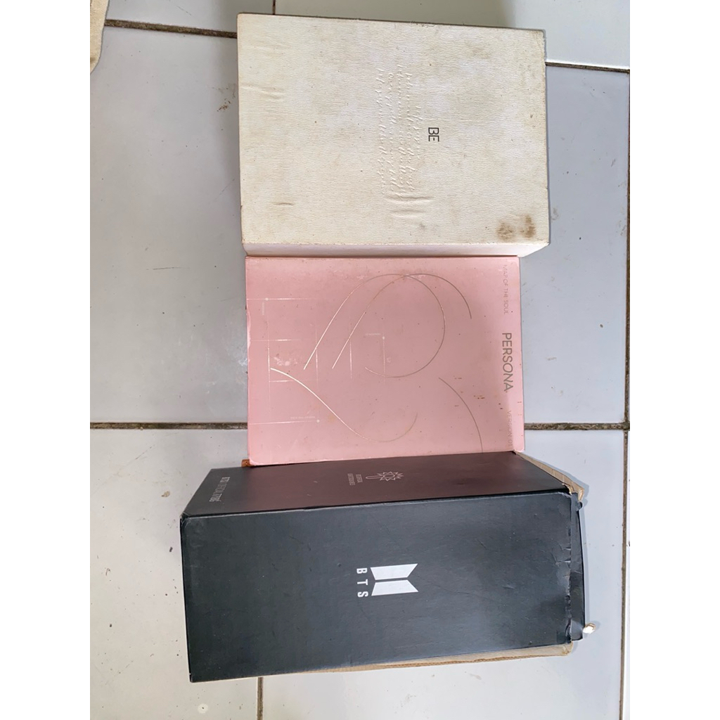 JUAL MURAH ALBUM BTS BE, PERSONA VER 1 DAN LIGHTSTICK BTS VER 3 ORIGINAL