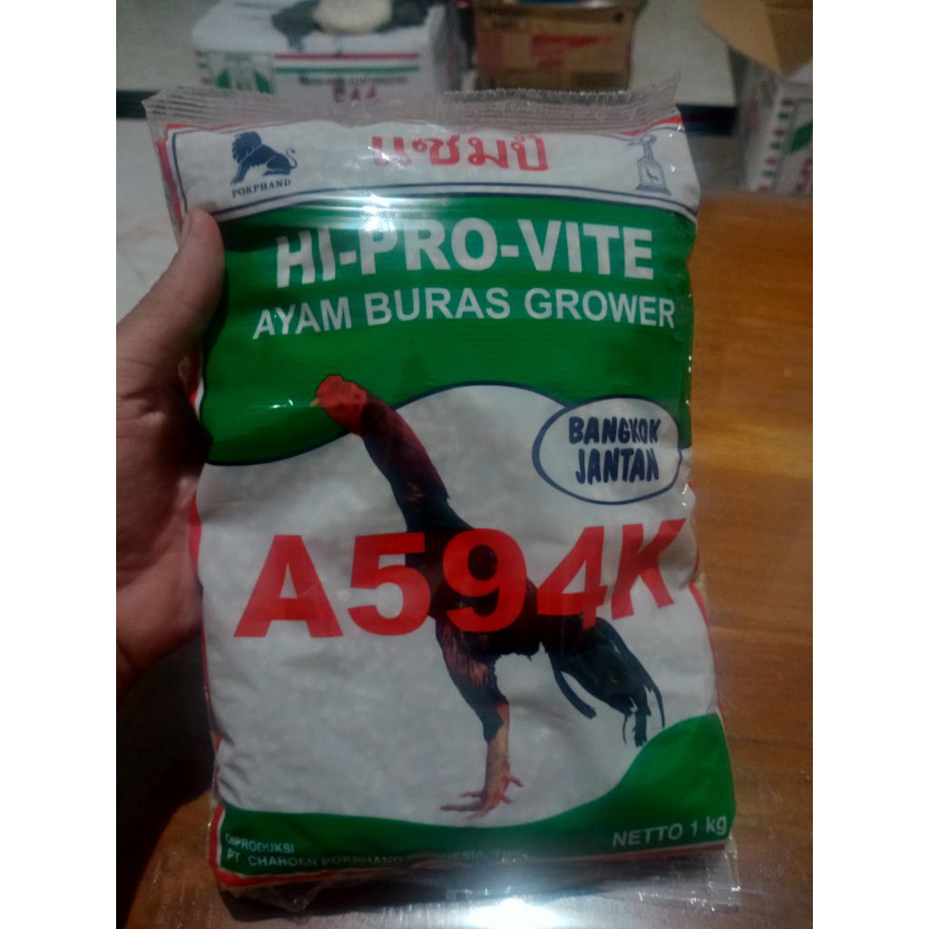 HI-PRO-VITE 594 buras grower kemasan 1 kg freshpack isi 5 pcs