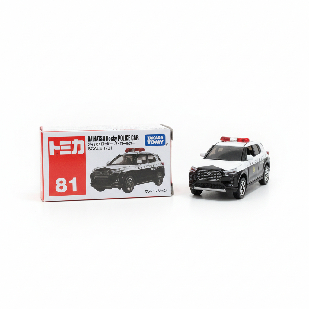 Tomica No 81 Daihatsu Rocky Police car miniatur mobil polisi takara tomy harga murah