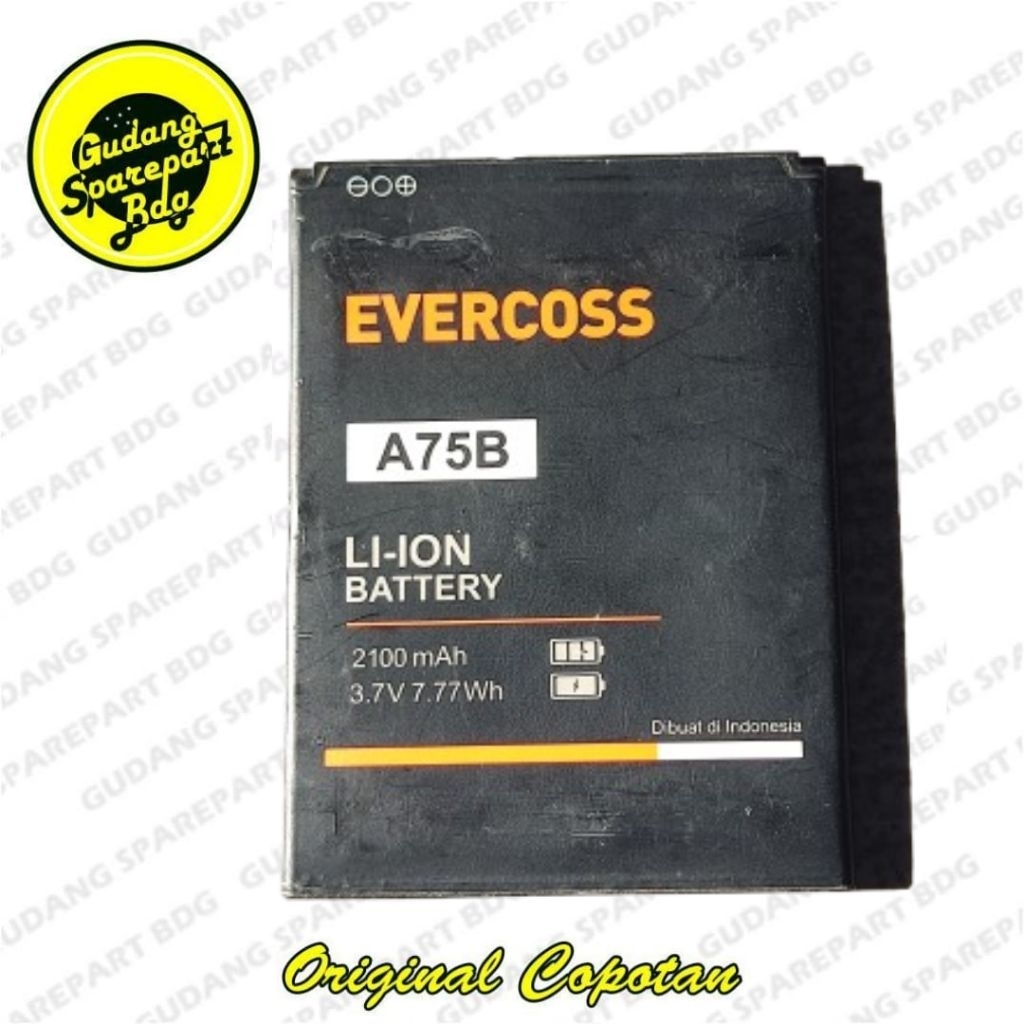 Baterai Evercoss A75B Second Copotan