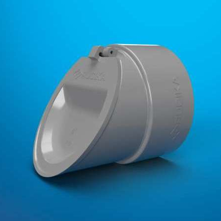 Backflow Valve 3" inch PVC Rucika