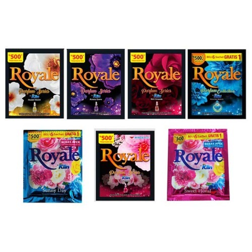 Royale Softener Sachet 13ml Softener Hijab Sachet 13ml Pewangi Renceng isi 12 Sachet