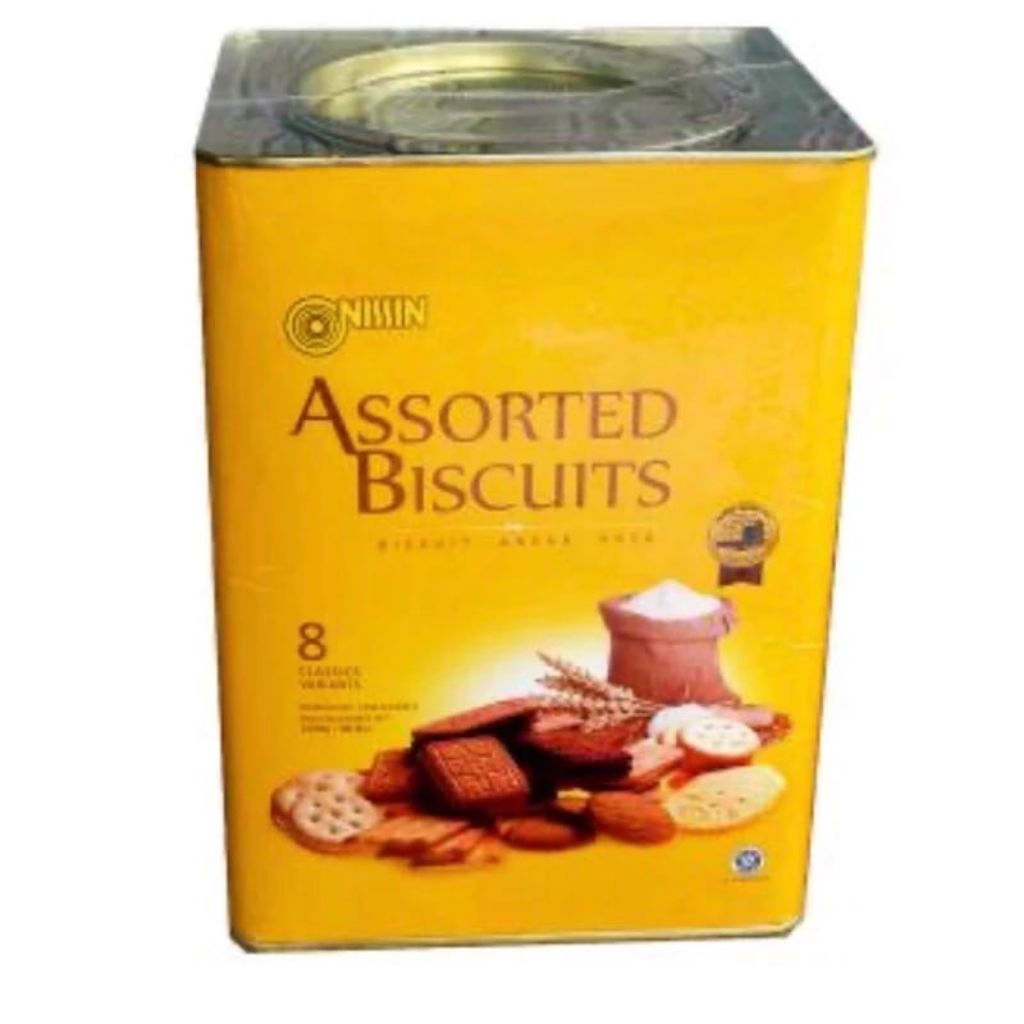 Nissin Assorted Biscuit Yellow 1100gr