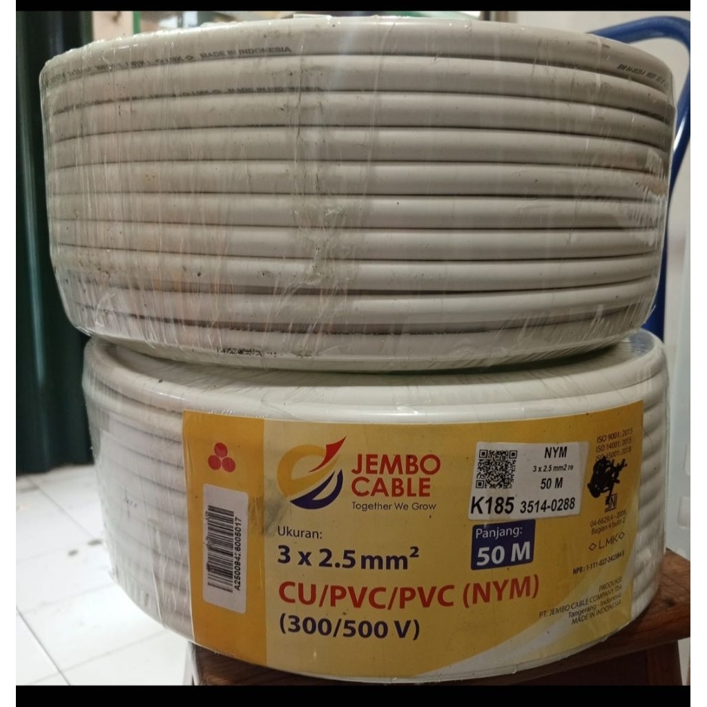 KABEL JEMBO NYM 3X2.5 50METER