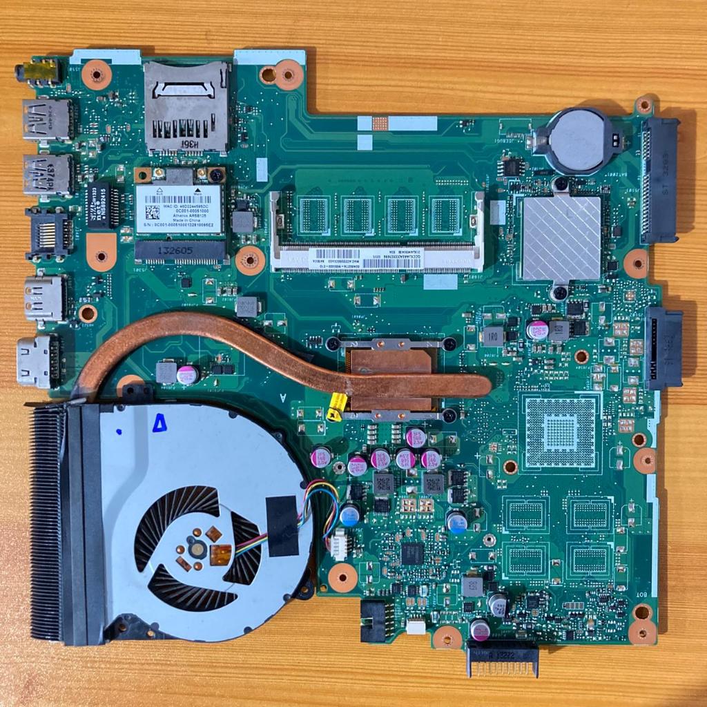 Motherboard Asus X450c kondisi mati