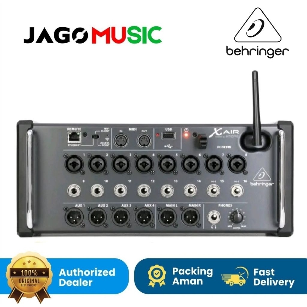 Mixer Behringer X Air XR16 Digital Mixer Behringer XR 16 Mixer Audio With Wifi
