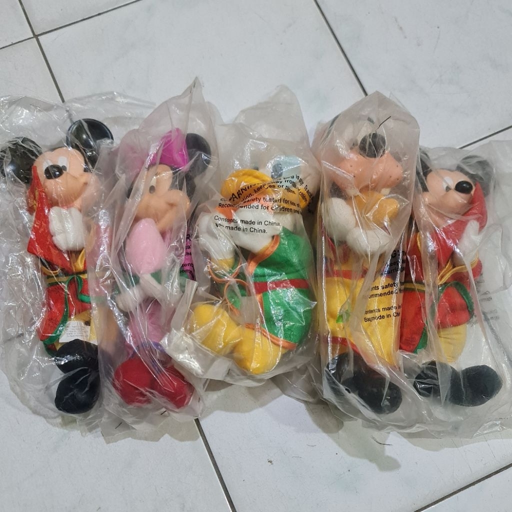 TAKE ALL 5 BONEKA MCD MICKEY DKK