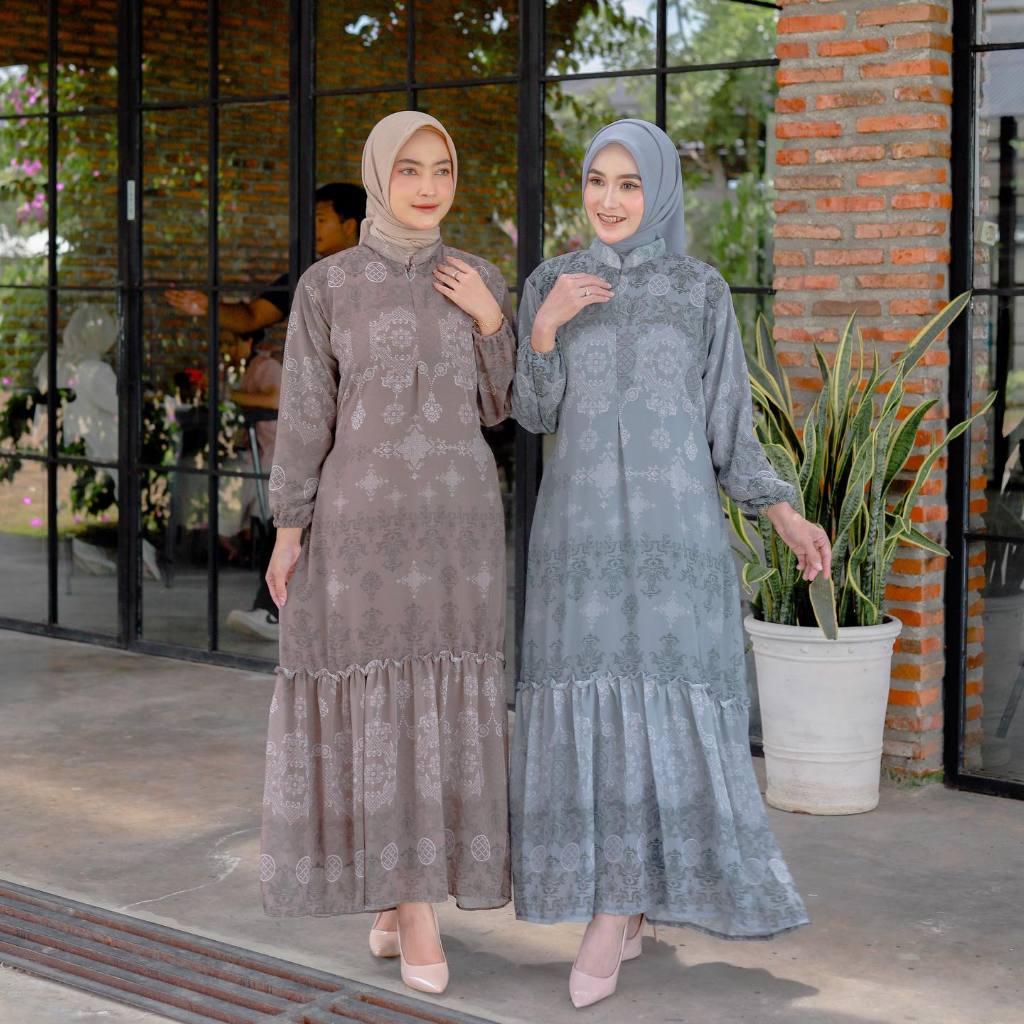 Benang Raja Gamis Ceruty Babydoll