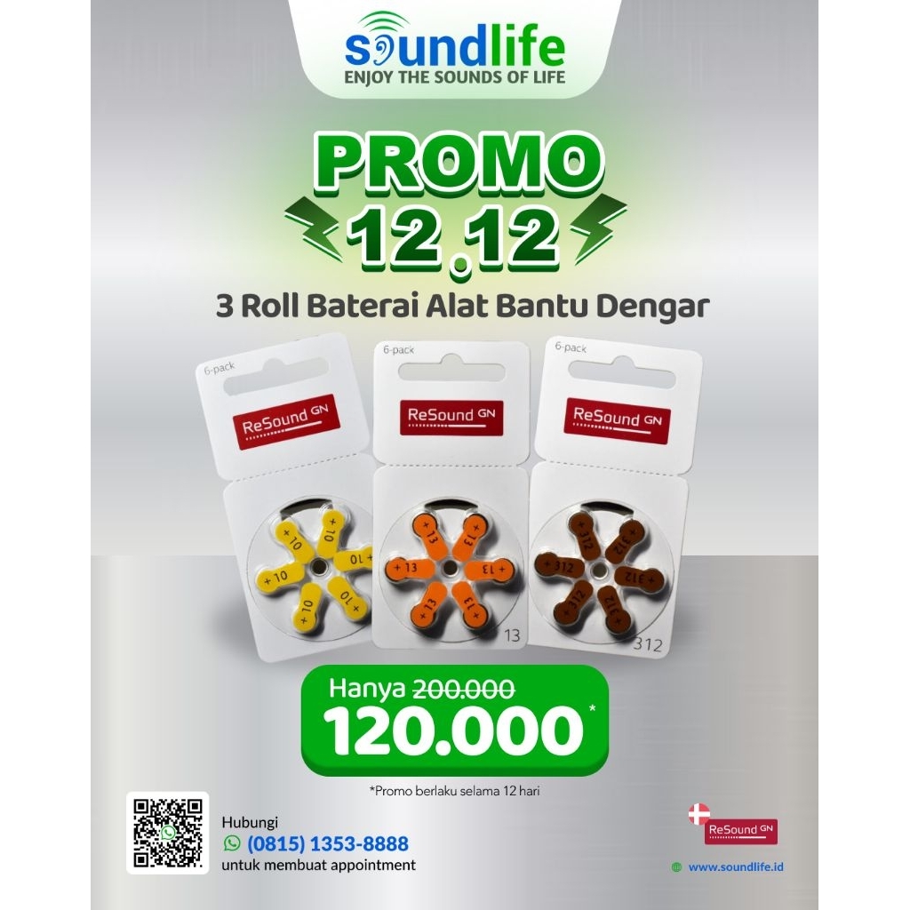 Baterai Alat Bantu Dengar 13