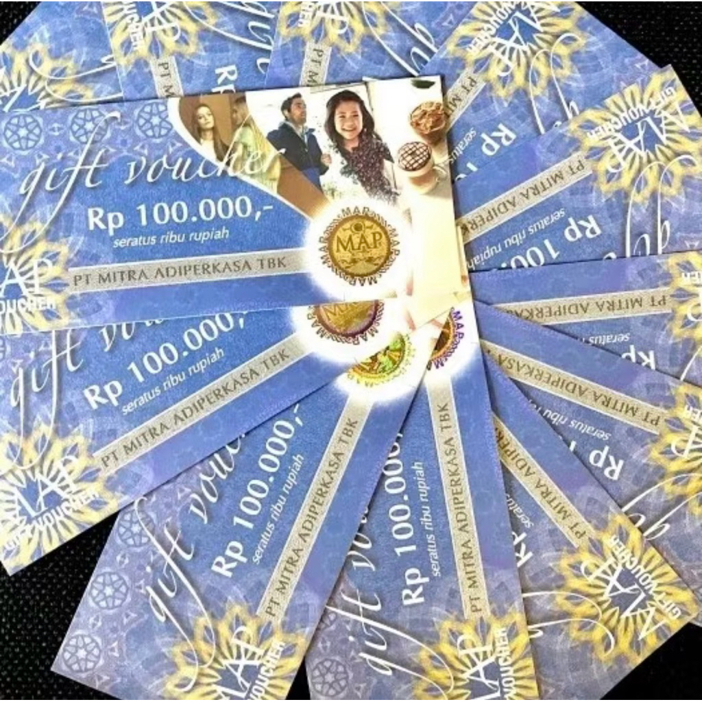 Voucher MAP 500.000 denominasi 100 rb