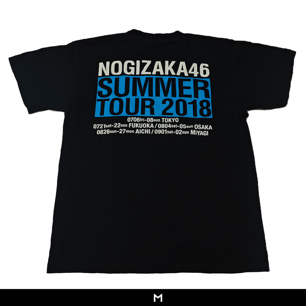 Kaos Nogizaka46 Tees N46 Summer Tour 2018 Official Merchandise