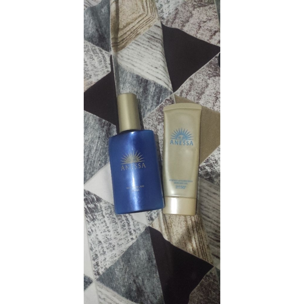 anessa suncreen spf 50+ PA+++ dan Night Sun Care Serum Anessa