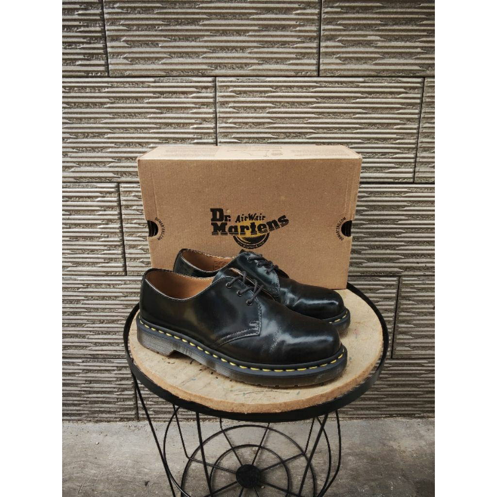 dr. martens 1461 black smooth