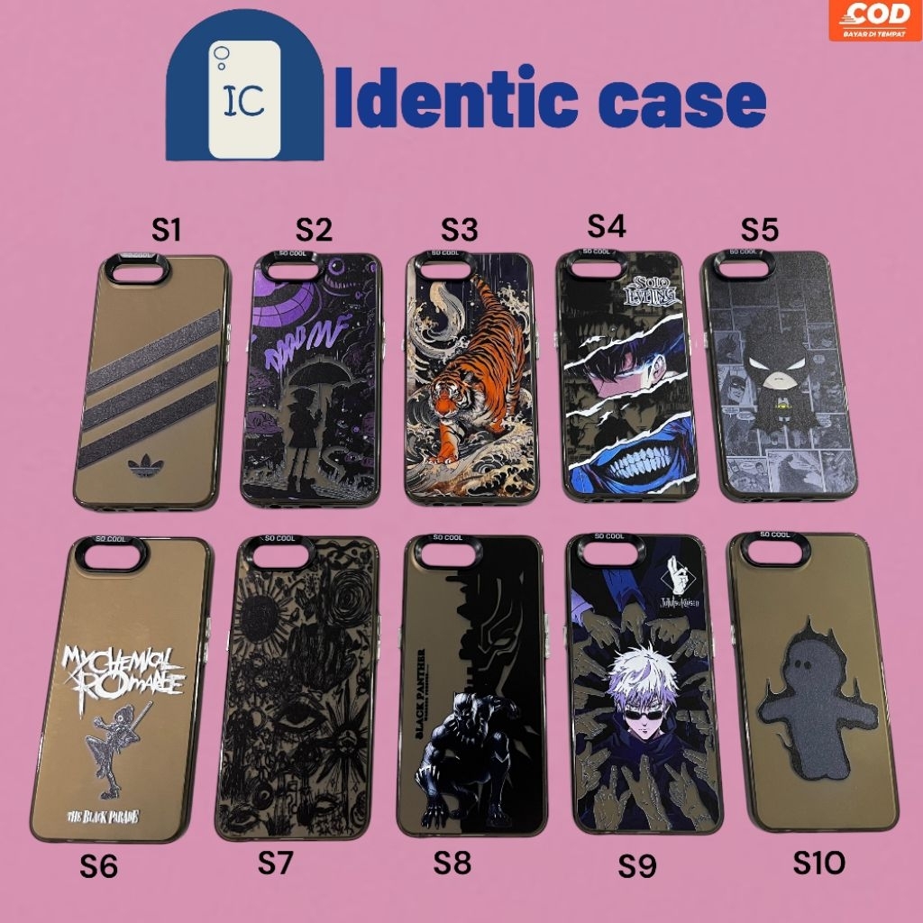 Case IMD Hologram  OPPO A3S / So Cool Polos / So cool Gambar / Soft Case / Case Karakter / Case Gamb