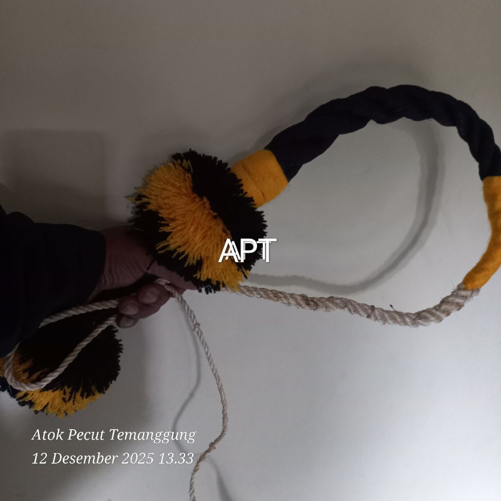 pecut wiroyudo,pecut temanggung pecut jaranan ukuran SD,panjang 1.5 mtr