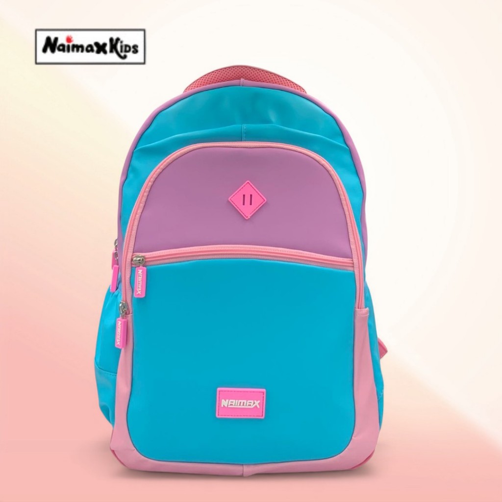 Tas Ransel Sekolah Anak Perempuan DailyPack SD SMP Pink | Naimax Kids Keren & Awet