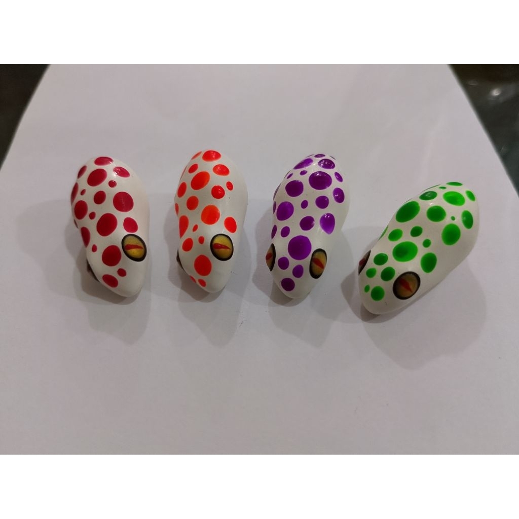 Kulit / Cangkang soft frog Totol 4cm