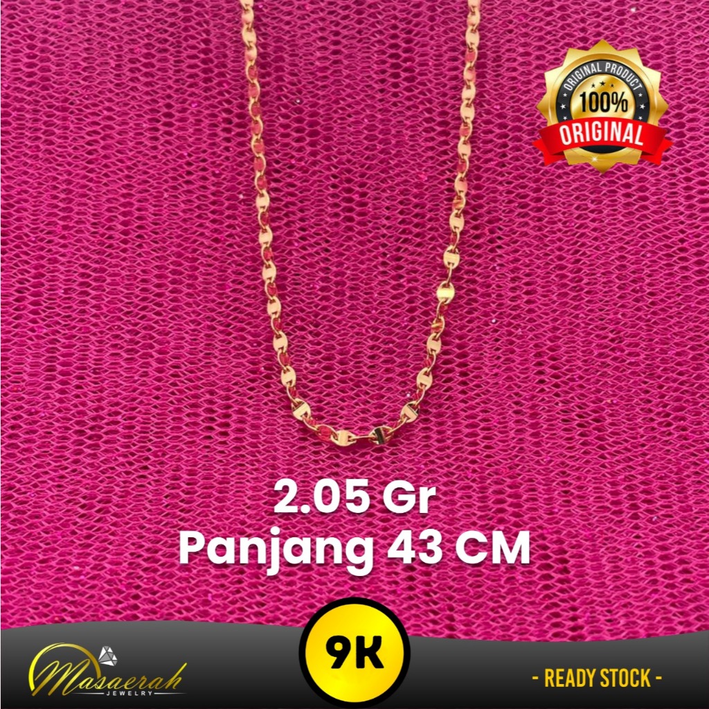 Kalung Emas 9K - Toko Emas Gajah Saerah - 2.05 Gram 2239