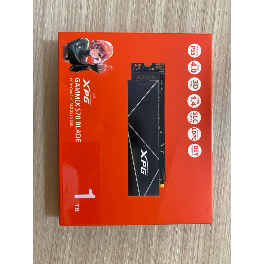 SSD ADATA XPG GAMMIX S70 BLADE NEW ORIGINAL